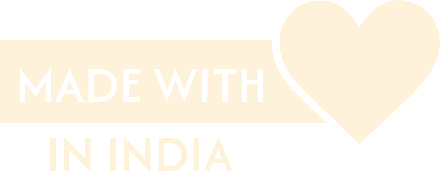 Made with love in India