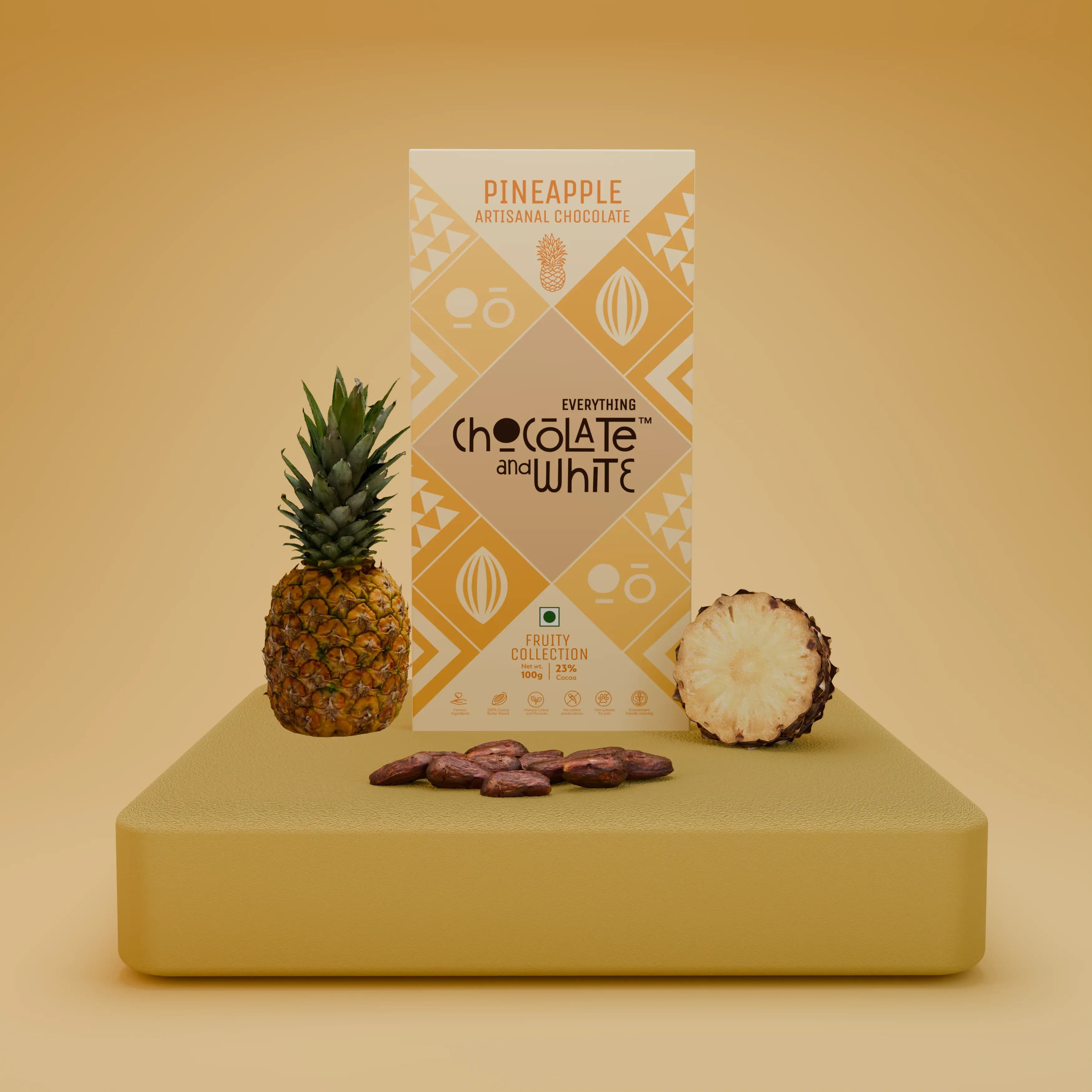 Pineapple Artisanal Chocolate - White Chocolate