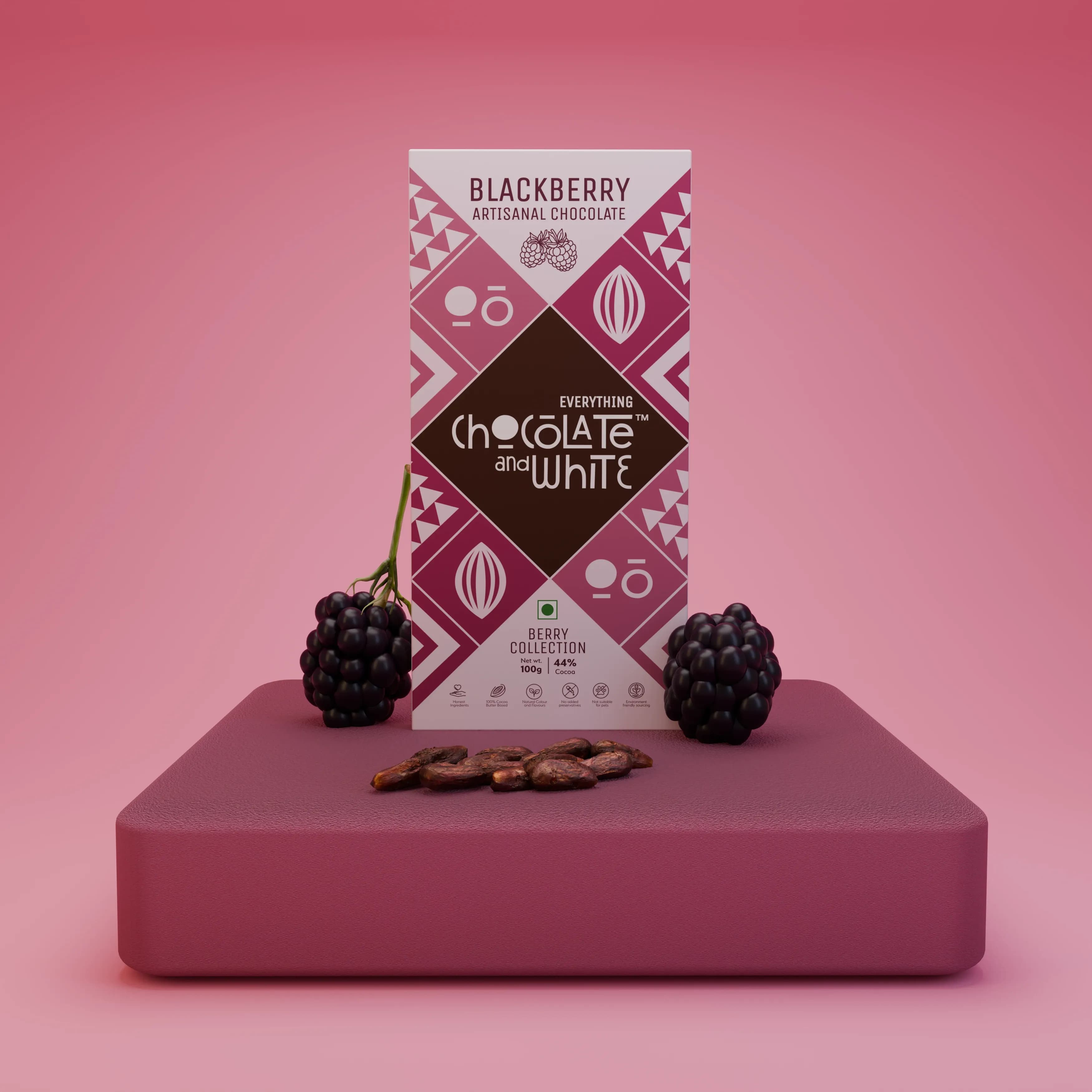 Blackberry Artisanal Chocolate - Dark Chocolate