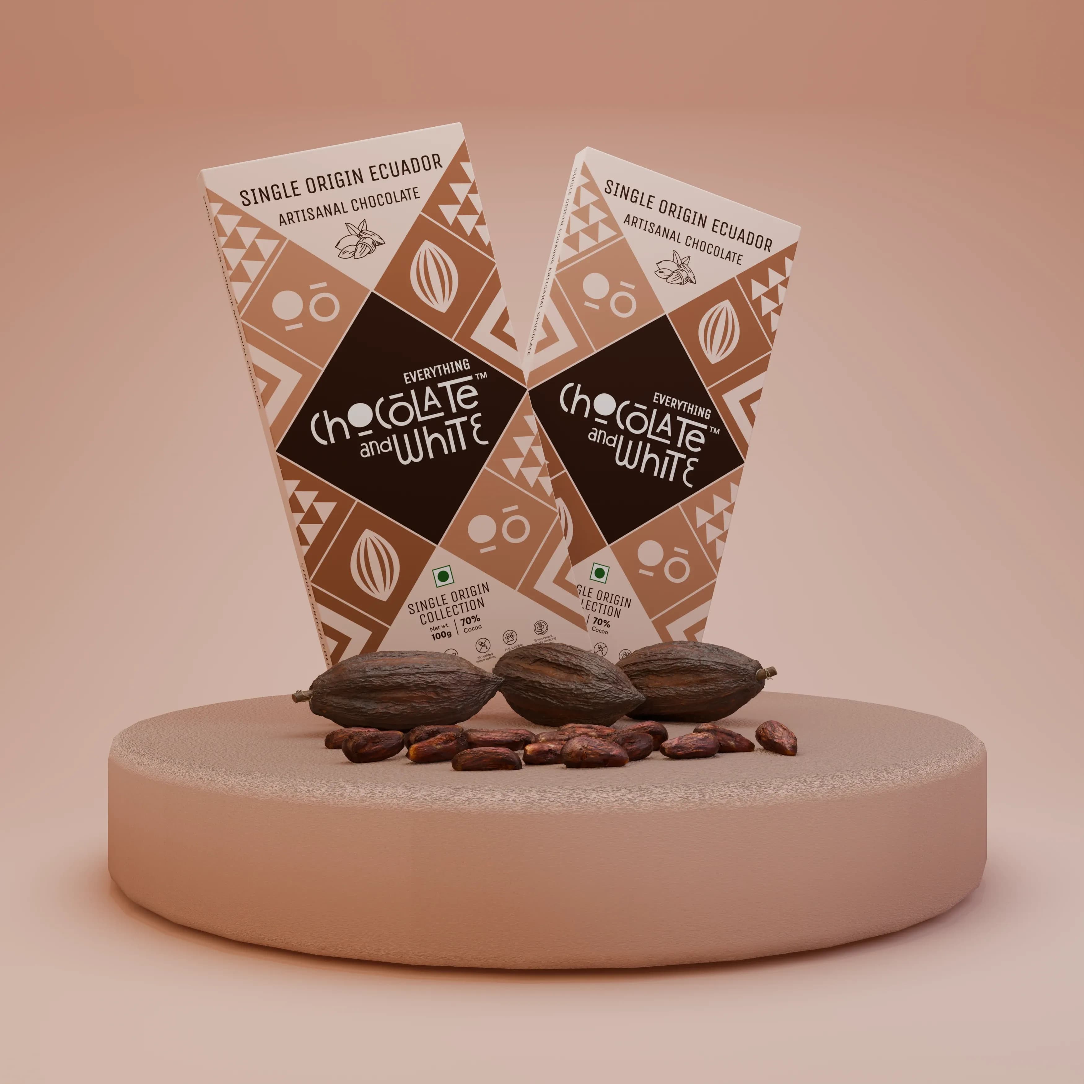 Single Origin Ecuador Artisanal Chocolate - 70% Dark || Single Origin Ecuador Artisanal Chocolate - 70% Dark